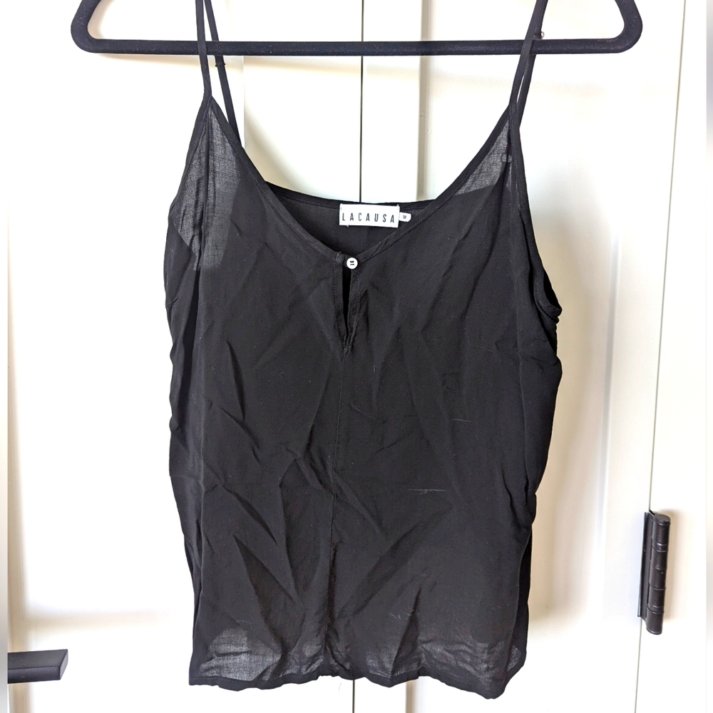 Black Lacausa Camisole (M)
